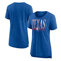 Texas Rangers Women's Toppler Tri-Blend T-Shirt - Royal
