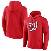 Washington Nationals Official Logo Pullover Hoodie - Red