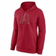 Arizona Diamondbacks Women's Distressed Team Pullover Hoodie - Red
