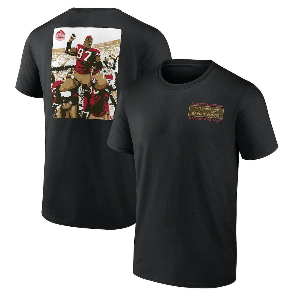 Bryant Young San Francisco 49ers Hall of Fame T-Shirt - Black discount