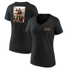 Bryant Young San Francisco 49ers Women's Hall of Fame V-Neck T-Shirt - Black discount