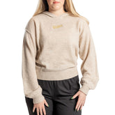 Los Angeles Dodgers Lusso Women's Beatriz Cashmere Pullover Hoodie - Natural