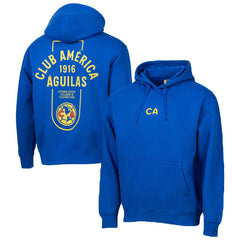 Club America Sport Design Sweden Streetwear Relaxed Pullover Hoodie - Royal for sale