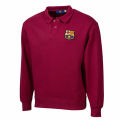 Barcelona Sport Design Sweden Retro Relaxed Fleece Sweatshirt - Red for sale
