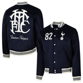 Tottenham Hotspur Sport Design Sweden Free Kick Wool Varsity Jacket - Navy online