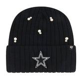 Dallas Cowboys '47 Women's Claudette Cuffed Knit Hat - Black outlet