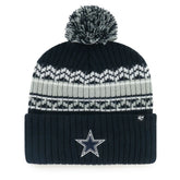 Dallas Cowboys '47 Youth Polar Vortex Cuffed Knit Hat with Pom - Navy on sale