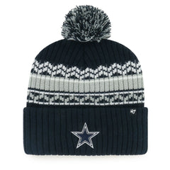 Dallas Cowboys '47 Youth Polar Vortex Cuffed Knit Hat with Pom - Navy on sale