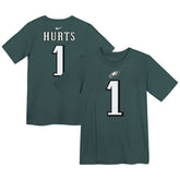 Jalen Hurts Philadelphia Eagles Preschool Player Name & Number T-Shirt - Midnight Green | Nike online