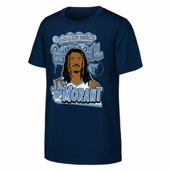 Ja Morant Memphis Grizzlies Outerstuff Youth Baller T-Shirt - Navy outlet