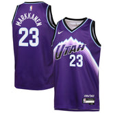 Lauri Markkanen Utah Jazz Youth Icon Edition Swingman Jersey - Purple | Nike outlet