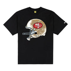 San Francisco 49ers GOLF WANG Helmet T-Shirt - Black for sale