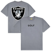 Las Vegas Raiders GOLF WANG Motto T-Shirt - Silver discount