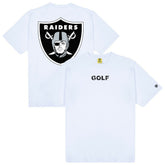 Las Vegas Raiders GOLF WANG Motto T-Shirt - White discount