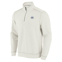 Houston Astros Tommy Bahama Sport Tobago Bay Tri-Blend Half-Zip Sweatshirt - Cream