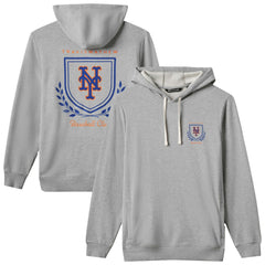 New York Mets TravisMathew Fleece Stadium Hoodie - Gray