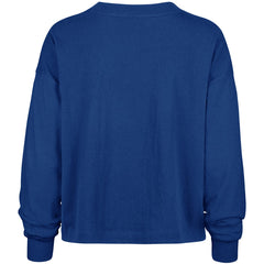 New York Giants '47 Women's Muse Sydney Long Sleeve Cropped T-Shirt - Royal on sale