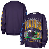 Minnesota Vikings '47 Women's Go Big Oversized Pullover Sweatshirt - Purple cheap