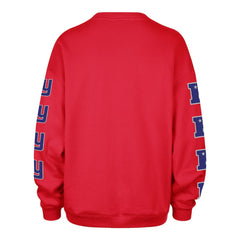 New York Giants '47 Women's Go Big Oversized Pullover Sweatshirt - Red cheap