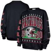 New England Patriots '47 Women's Go Big Oversized Pullover Sweatshirt - Navy for sale