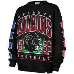 Atlanta Falcons '47 Women's Go Big Oversized Pullover Sweatshirt - Black sale