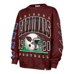 Arizona Cardinals '47 Women's Go Big Oversized Pullover Sweatshirt - Cardinal sale