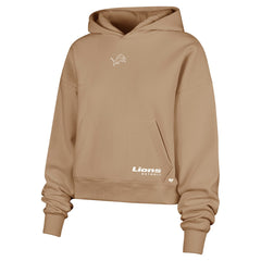 Detroit Lions '47 Women's Sue Foundation Portabella Pullover Hoodie - Brown cheap
