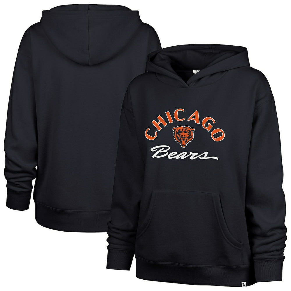 Chicago Bears '47 Women's Whirlwind Naomi Pullover Hoodie - Navy discount