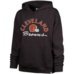 Cleveland Browns '47 Women's Whirlwind Naomi Pullover Hoodie - Brown online