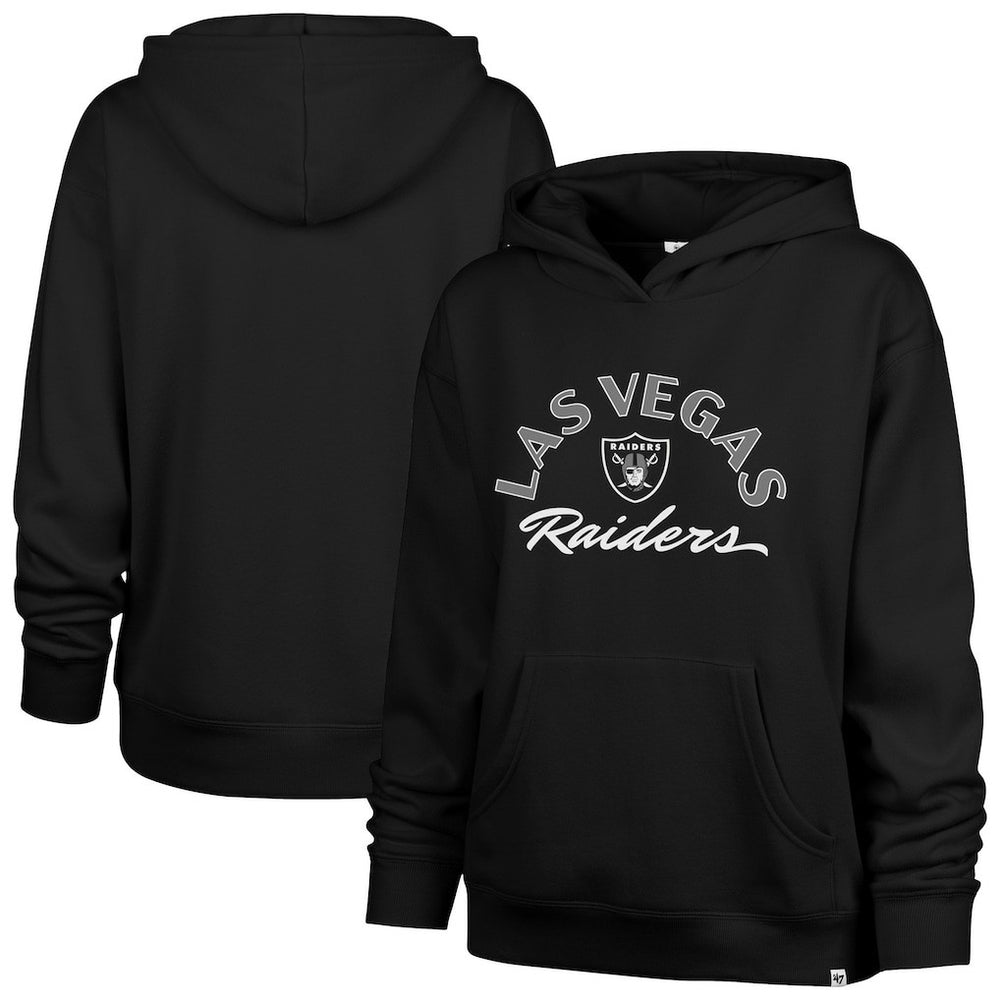 Las Vegas Raiders '47 Women's Whirlwind Naomi Pullover Hoodie - Black online