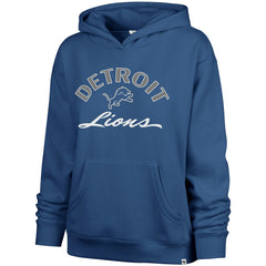 Detroit Lions '47 Women's Whirlwind Naomi Pullover Hoodie - Blue outlet