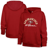 San Francisco 49ers '47 Women's Whirlwind Naomi Pullover Hoodie - Scarlet for sale