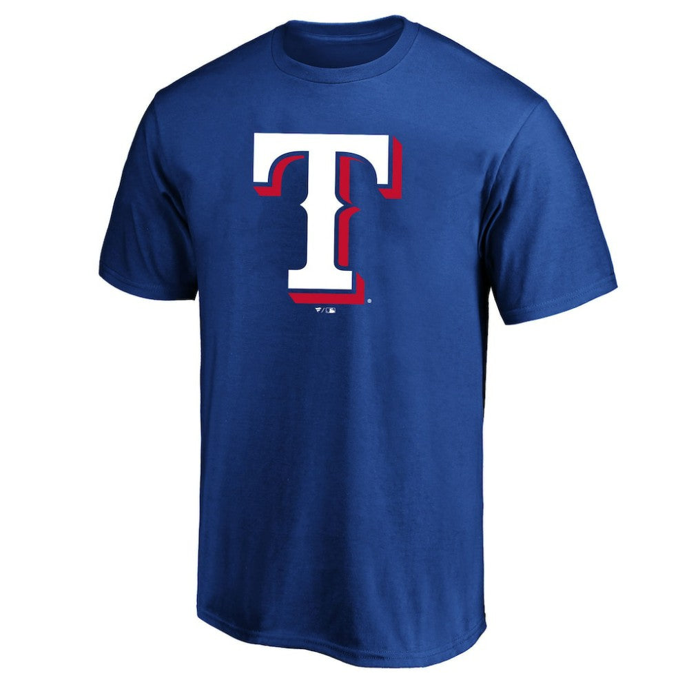 Texas Rangers Profile Big & Tall Primary Logo T-Shirt - Royal