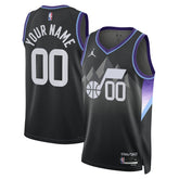 Utah Jazz Jordan Brand Unisex 2024/25 Custom Swingman Jersey - Statement Edition - Black online