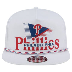 Philadelphia Phillies Collide Golfer Snapback Hat - White | New Era