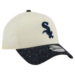 Chicago White Sox Speckle A-Frame 9FORTY Adjustable Hat - Cream | New Era