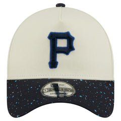 Pittsburgh Pirates Speckle A-Frame 9FORTY Adjustable Hat - Cream | New Era