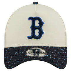 Boston Red Sox Speckle A-Frame 9FORTY Adjustable Hat - Cream | New Era