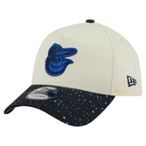 Baltimore Orioles Speckle A-Frame 9FORTY Adjustable Hat - Cream | New Era