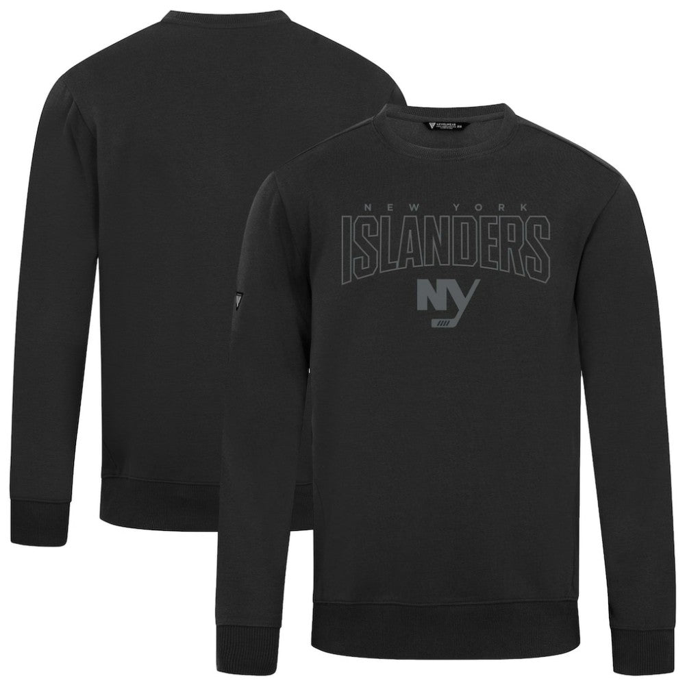 New York Islanders Levelwear Zane Darkmoon Pullover Sweatshirt Black