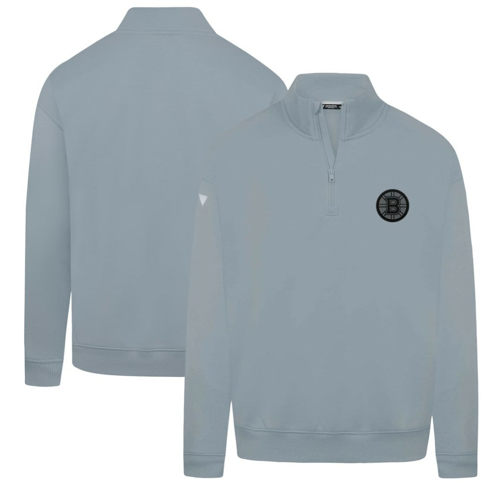 Boston Bruins Levelwear Murray Nightfall Quarter-Zip Jacket Gray