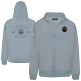 Edmonton Oilers Levelwear Uphill Abyssal Full-Zip Hoodie Gray