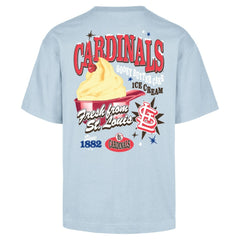 St. Louis Cardinals Ice Cream Parlor Foundation T-Shirt - Light Blue | 47 brand