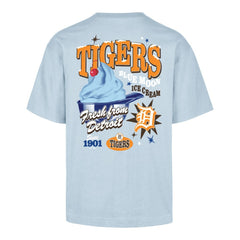Detroit Tigers Ice Cream Parlor Foundation T-Shirt - Light Blue | 47 brand