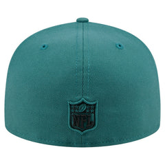 Philadelphia Eagles New Era State Stitch 59FIFTY Fitted Hat - Midnight Green on sale