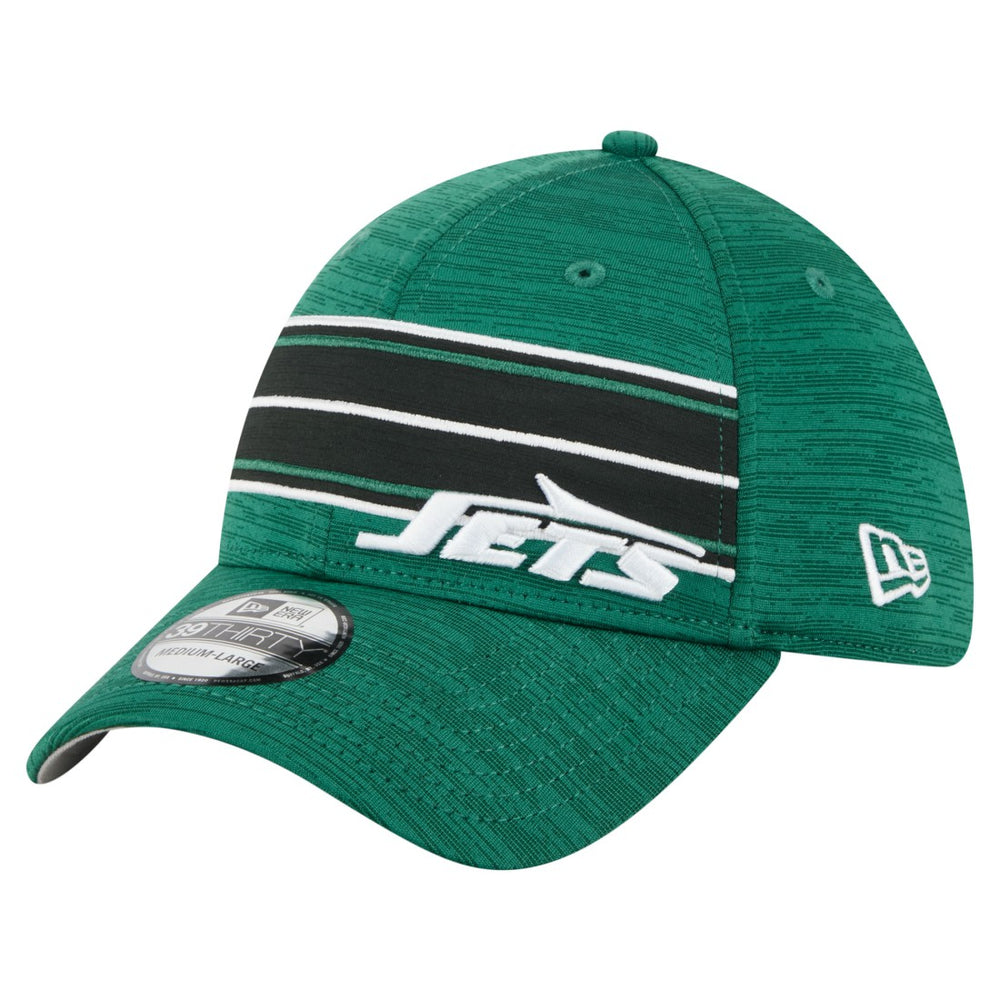 New York Jets New Era Stripes 39THIRTY Flex Hat - Green outlet