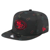 San Francisco 49ers New Era Gummy Golfer Snapback Hat - Black on sale