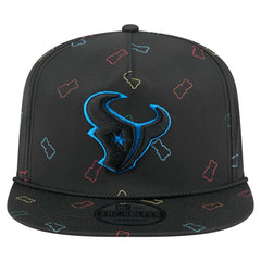 Houston Texans New Era Gummy Golfer Snapback Hat - Black sale