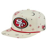 San Francisco 49ers New Era Celestial Golfer Snapback Hat - Cream outlet