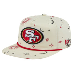San Francisco 49ers New Era Celestial Golfer Snapback Hat - Cream outlet
